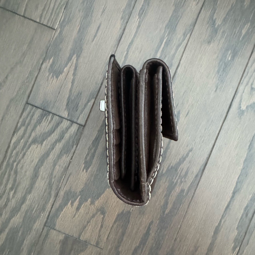 Vintage Coach Mahogany Turnlock Checkbook Cover and Wallet - Picture 7 of 12